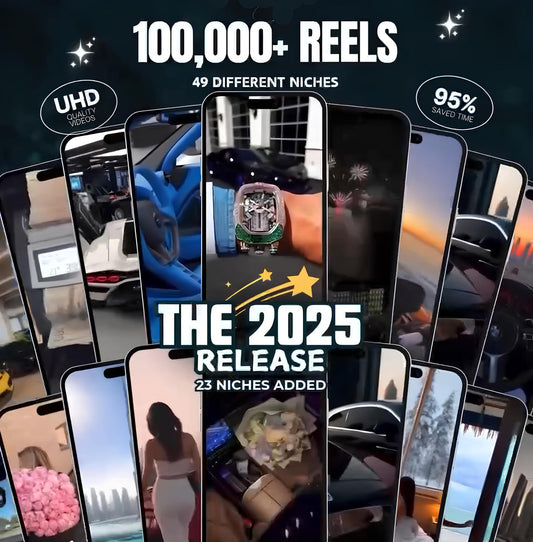 1 LAKH+ LUXURY REELS PACKAGE